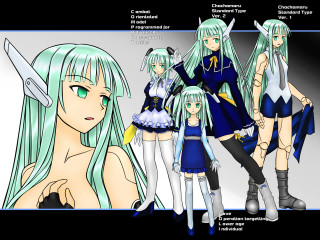 Anime girls hair colors styles 2 - a group of anime girls free wallpaper