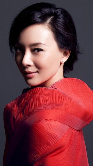 Woman red dress posing picture 2 - a picture free wallpaper