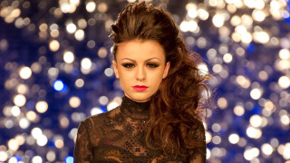 Gothic runway blurry bokeh city - a blue backdrop free wallpaper