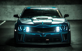 Car blue stripe parking lot - a blue stripe free wallpaper