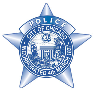 Police badge blue star white - free city wallpaper