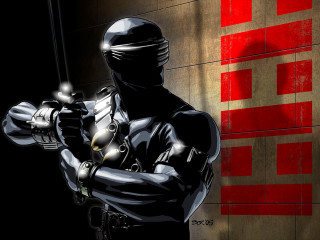 Man black outfit gun red - a black outfit holding free wallpaper