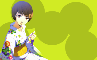 Woman kimono cellphone green background - a woman in a kimono free wallpaper
