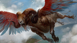 Horse winged flying mountain clouds - chris rahn free wallpaper