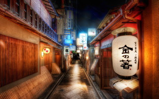 Narrow alley sign middle says - narrow free wallpaper