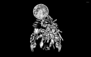 Person helmet sword drawing artwork - a large object free wallpaper