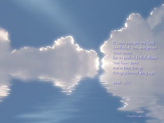 Clouds sky background bible quote - a sky background and a quote free wallpaper