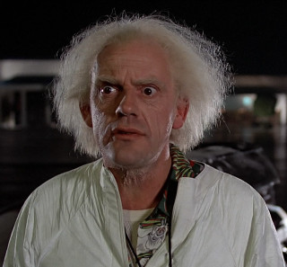 Man white wig white shirt - retrofuturism free wallpaper