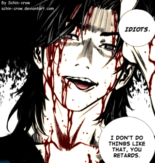 Bloody face speech bubble woman - cedric seaut keos masons free wallpaper