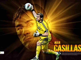 Man yellow uniform soccer ball 2 - a soccer ball free wallpaper