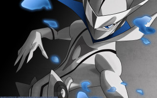 Cartoon character blue eyes white - a white body free wallpaper