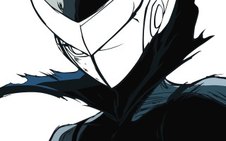 Helmet person black white blue - a blue tail free wallpaper