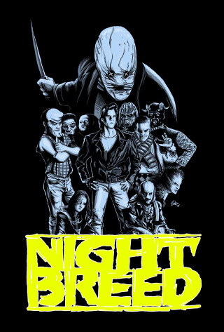 Night breed group people knife - a poster of a group free wallpaper
