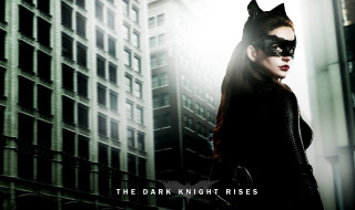 Woman cat mask black outfit - a tall building free wallpaper