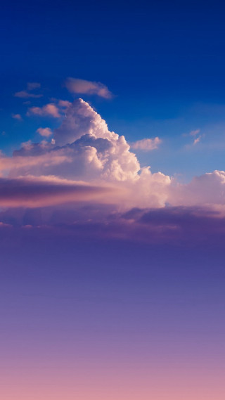 Plane flying sky cloud pink - colorful cloud free wallpaper