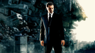 Man suit tie cityscape huge - huge free wallpaper
