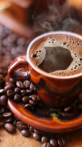 Coffee cup wooden table coffee 3 - bouchta el hayani free wallpaper