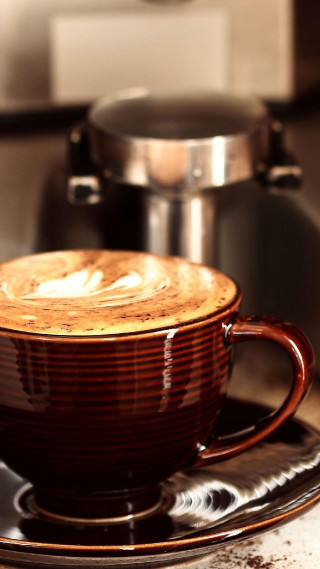 Coffee saucer plate food pot - still free wallpaper
