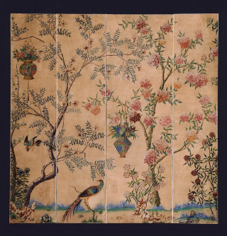 Tree birds flowers painting nature 2 - bird free wallpaper