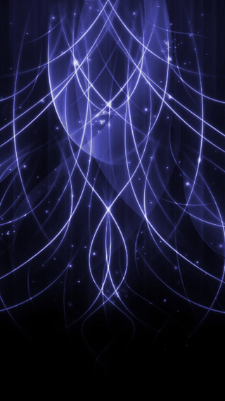 Blue abstract lines hologram night - line free wallpaper