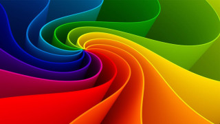 Colorful spiral background design image - a white border free wallpaper