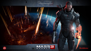 Man space suit gun space - a space station free wallpaper
