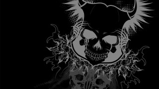 Skull helmet wings head image - a skull free wallpaper