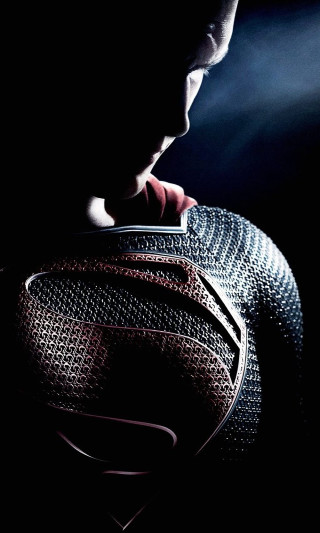 Superman man bat greyscale poster - movie poster free wallpaper