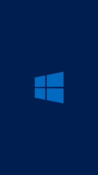 Blue wallpaper window logo background - purism free wallpaper