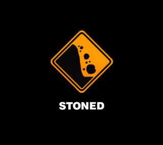 Yellow black stoned sign diamond - incoherent free wallpaper