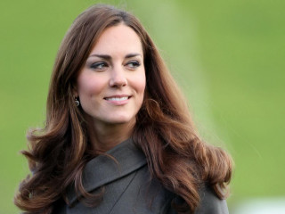 Woman long hair coat earrings - facial feature free wallpaper