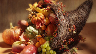 Fruit elephant head table caravaggio - a bunch of fruit free wallpaper
