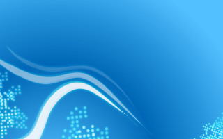 Blue background white swirl dots - objective abstraction free wallpaper for desktop