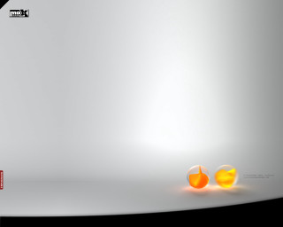 White wall oranges black background - two orange free wallpaper