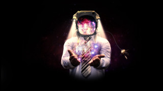Man space suit tie headpiece - galaxy free wallpaper