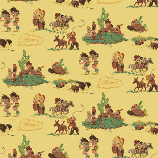 Cartoon horses cowgirl beach sunset - a horse free wallpaper