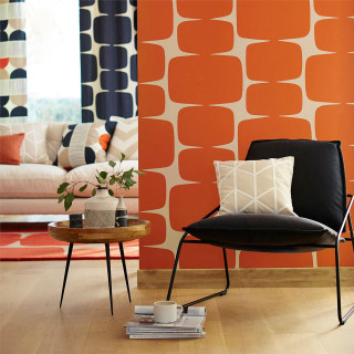 Livingroom couch chair coffeetable pattern - a wall free wallpaper
