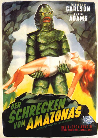 Der schricken vom amazonias poster - free sci-fi wallpaper