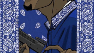 Man holding gun bandana left - hand free wallpaper