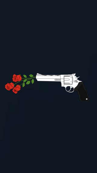 Gun flower background roses image - arnold mesches free wallpaper