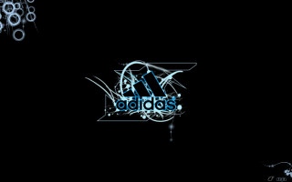 Black background blue white logo 11 - logo free wallpaper