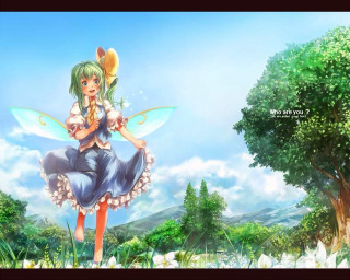 Girl dress tree branch butterfly - art station free wallpaper