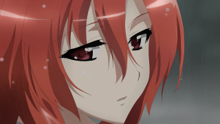 Anime girl red hair sad 4 - red hair free wallpaper