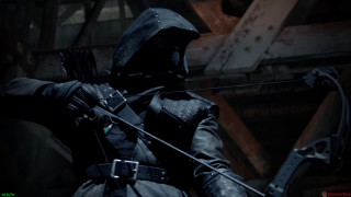 Man black bow arrow dark - everett warner free wallpaper