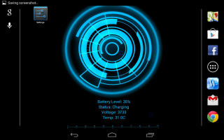 Blue circle black background red - a white circle free wallpaper