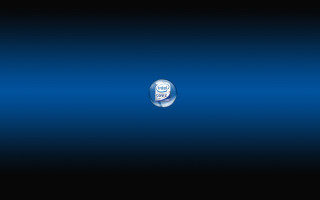 Blue background white black logo 4 - dark background free wallpaper for desktop