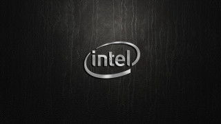 Black silver logo intel circle - silver free wallpaper