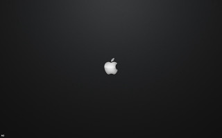 Black apple wallpaper white logo 2 - a white apple logo free wallpaper