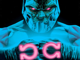 Man neon light chest sign - alan davis free wallpaper