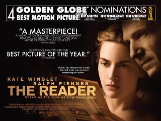 Woman reading man looking book - a movie poster free wallpaper